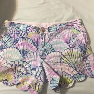 Lilly Pulitzer Scalloped Shorts